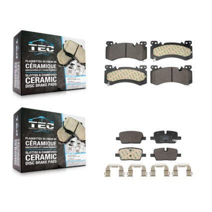 Front Rear Ceramic Brake Pads Kit For 2022-2023 Cadillac XT5 XT6 With Brembo Calipers KTC-100873