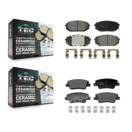 Front Rear Ceramic Brake Pads Kit For Hyundai Ioniq 5 Kia EV6 6 KTC-100884