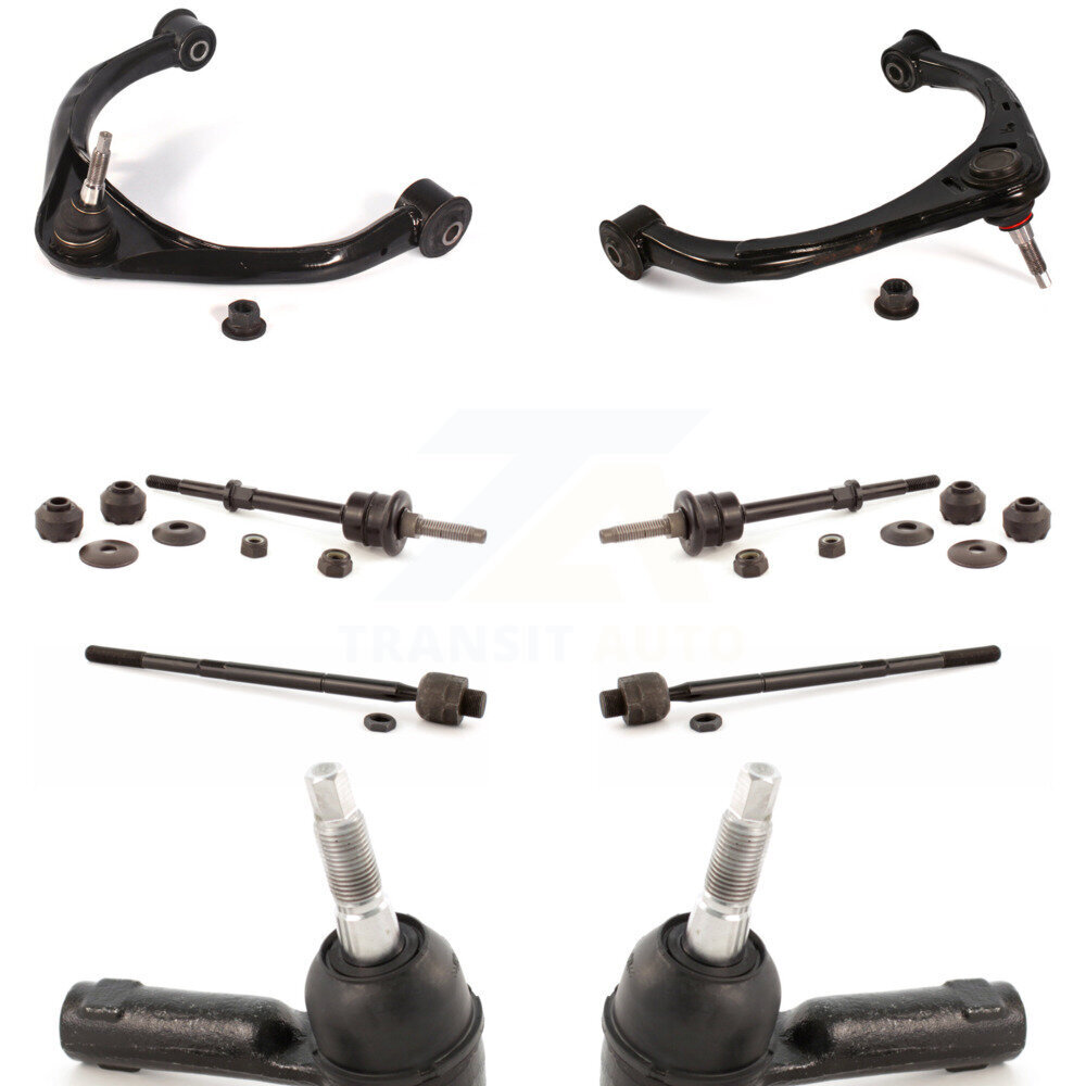 Front Suspension Control Arm Ball Joint Tie Rod End Link Kit (8Pc) For Ram 1500 Dodge RWD KTR-100336
