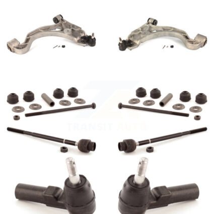 Front Arm Ball Joint Tie Rod End Link Kit (8Pc) For Pontiac Bonneville Oldsmobile Aurora KTR-100369