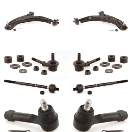 Front Suspension Control Arm And Ball Joint Tie Rod End Link Kit (8Pc) For Nissan Sentra KTR-100386