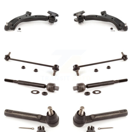 Front Suspension Control Arm And Ball Joint Tie Rod End Bar Link Kit (8Pc) For Honda CR-V KTR-100396
