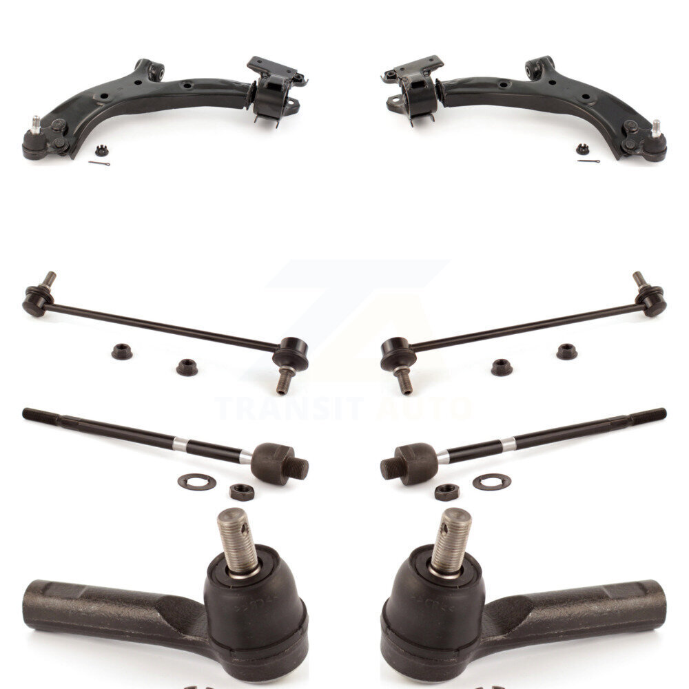 Front Suspension Control Arm And Ball Joint Tie Rod End Bar Link Kit (8Pc) For Honda CR-V KTR-100397