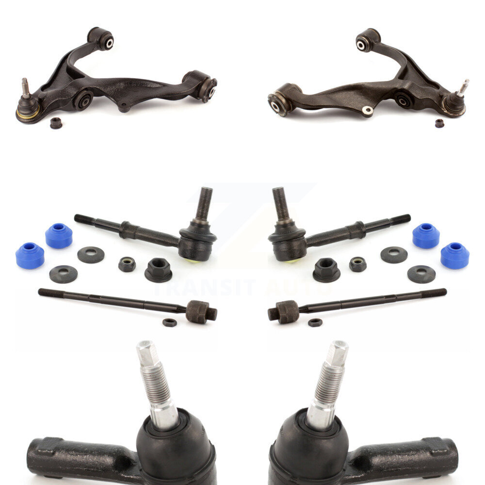 Front Suspension Control Arm And Ball Joint Tie Rod End Link Kit (8Pc) For Dodge Ram 1500 KTR-100426