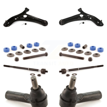 Front Suspension Control Arm And Ball Joint Tie Rod End Link Kit (8Pc) For Toyota Echo KTR-100454