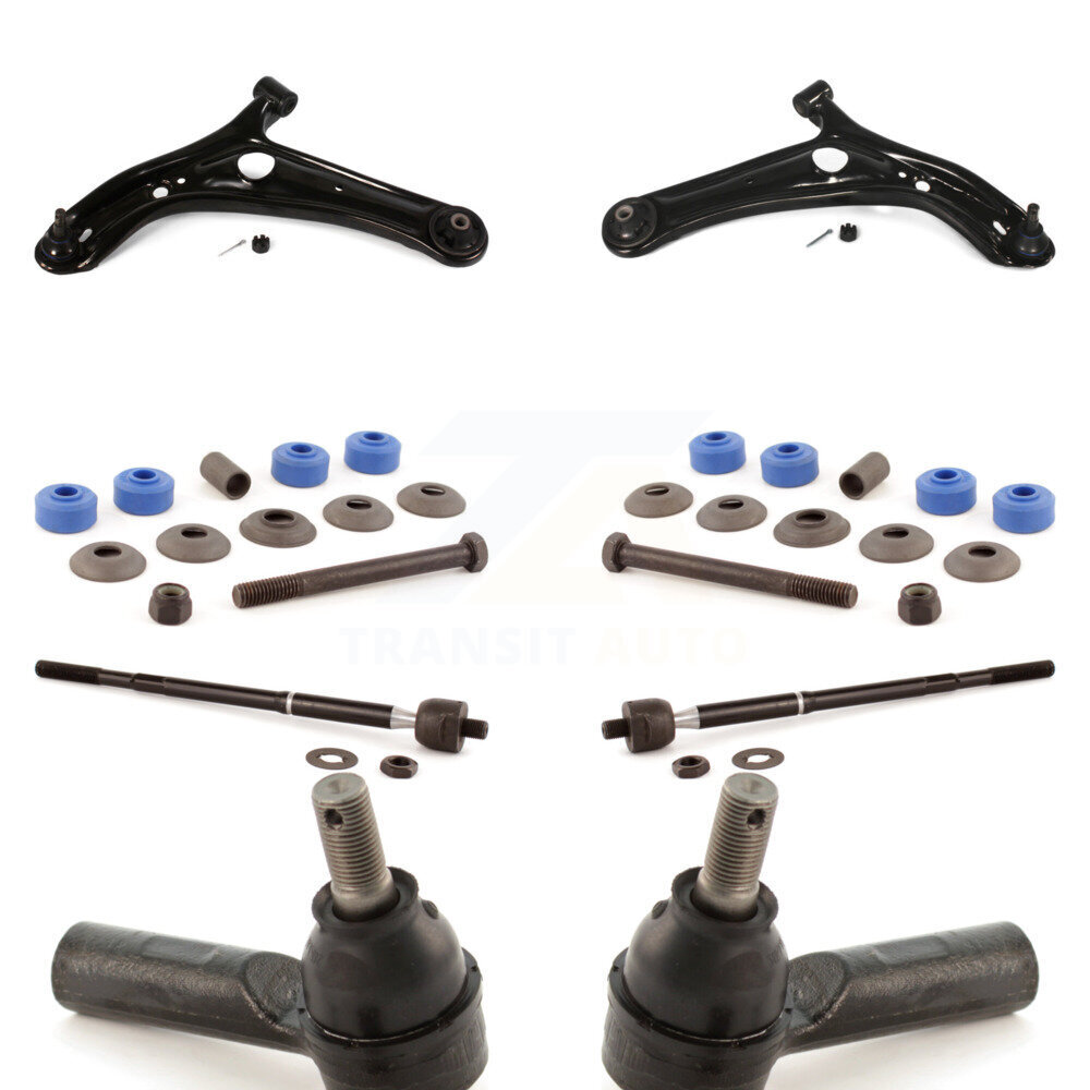Front Suspension Control Arm And Ball Joint Tie Rod End Link Kit (8Pc) For Toyota Echo KTR-100454