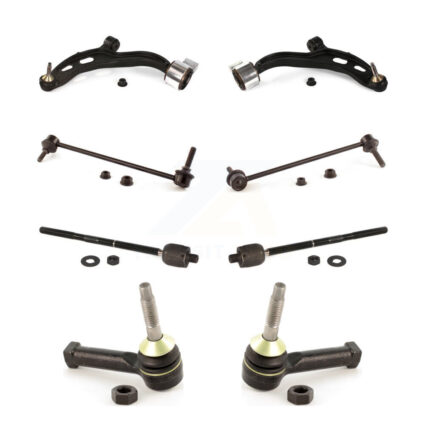 Front Suspension Control Arm & Ball Joint Tie Rod End Link Kit (8Pc) For 2009 Lincoln MKS KTR-100473