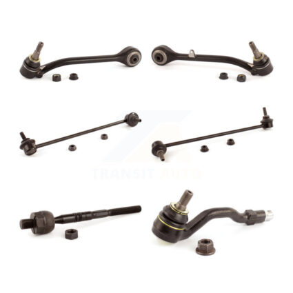 Front Suspension Control Arm & Ball Joint Tie Rod End Link Kit (6Pc) For 2004-2010 BMW X3 KTR-100489