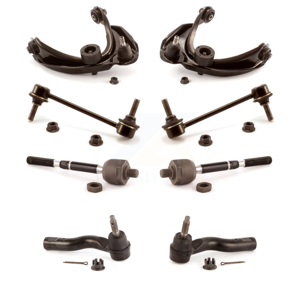 Front Control Arm Ball Joint Tie Rod End Link Kit (8Pc) For Ford Fusion Lincoln MKZ Milan KTR-100518