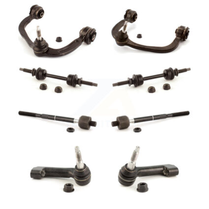 Front Suspension Control Arm And Ball Joint Tie Rod End Bar Link Kit (8Pc) For Ford F-150 KTR-100526