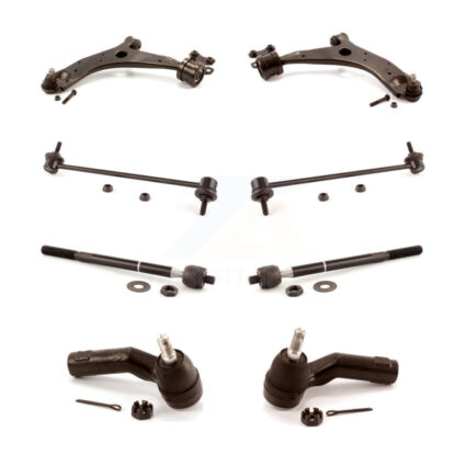 Front Suspension Control Arm & Ball Joint Tie Rod End Link Kit (8Pc) For Mazda 3 5 Sport KTR-100534