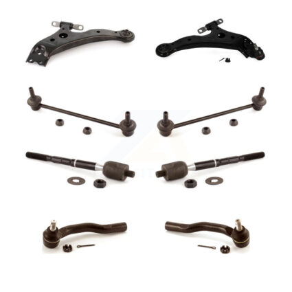 Front Suspension Control Arm And Ball Joint Tie Rod End Link Kit (8Pc) For Toyota Camry KTR-100541