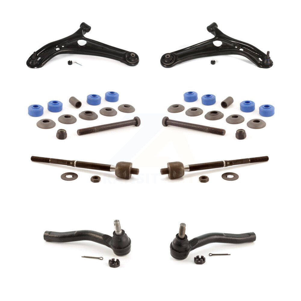 Front Suspension Control Arm And Ball Joint Tie Rod End Link Kit (8Pc) For Toyota Echo KTR-100545