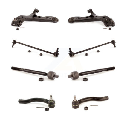 Front Suspension Control Arm And Ball Joint Tie Rod End Link Kit (8Pc) For Toyota RAV4 KTR-100551
