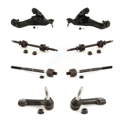 Front Suspension Control Arm And Ball Joint Tie Rod End Bar Link Kit (8Pc) For Ford F-150 KTR-100562