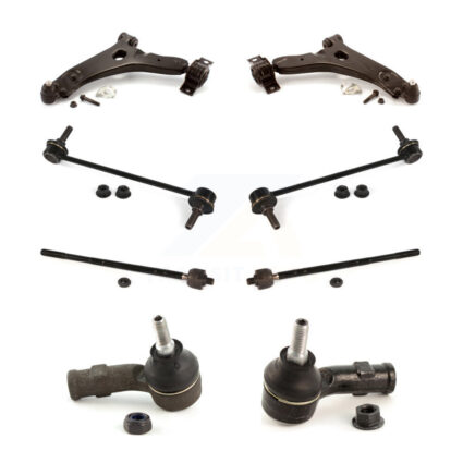 Front Suspension Control Arm And Ball Joint Tie Rod End Bar Link Kit (8Pc) For Ford Focus KTR-100583