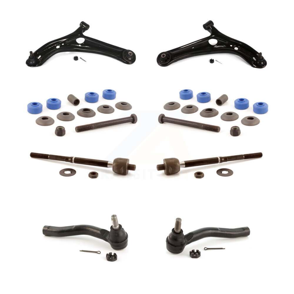 Front Suspension Control Arm And Ball Joint Tie Rod End Link Kit (8Pc) For Toyota Echo KTR-100588