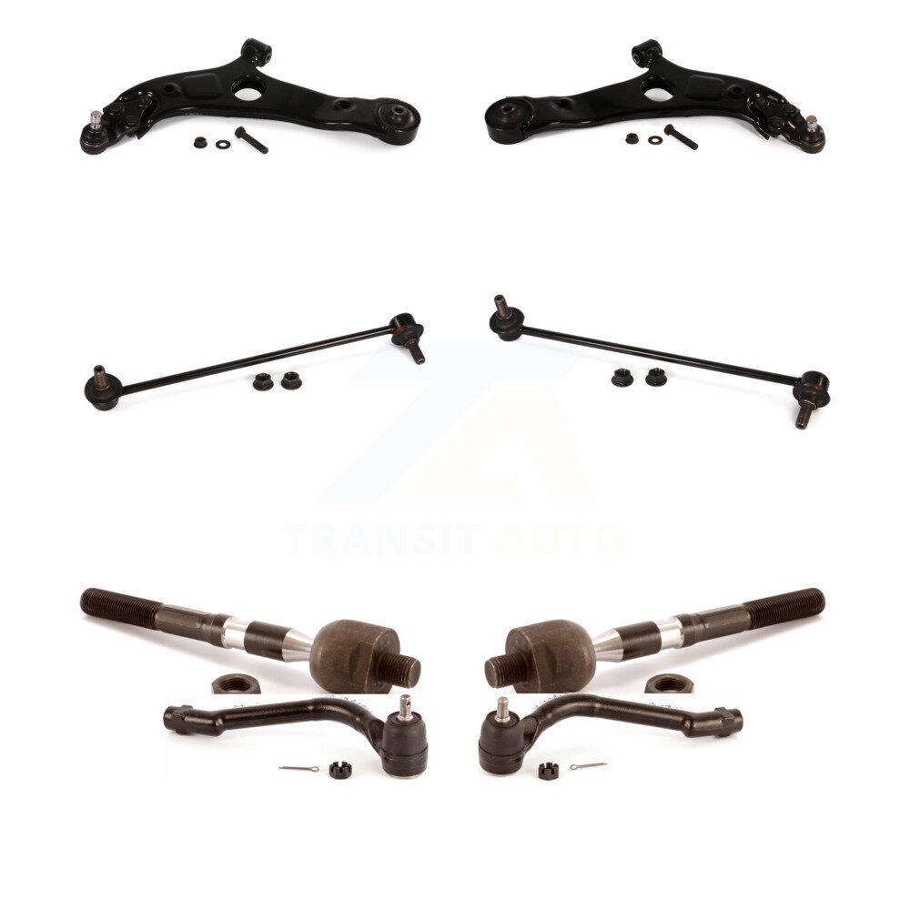 Front Control Arm & Ball Joint Tie Rod End Link Kit (8Pc) For 11-12 Kia Optima GAS engine KTR-100612