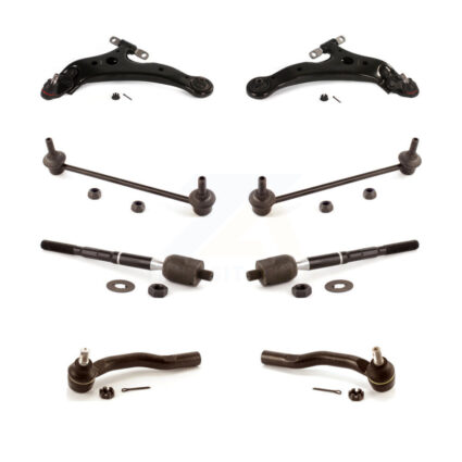Front Suspension Control Arm And Ball Joint Tie Rod End Link Kit (8Pc) For Toyota Camry KTR-101602