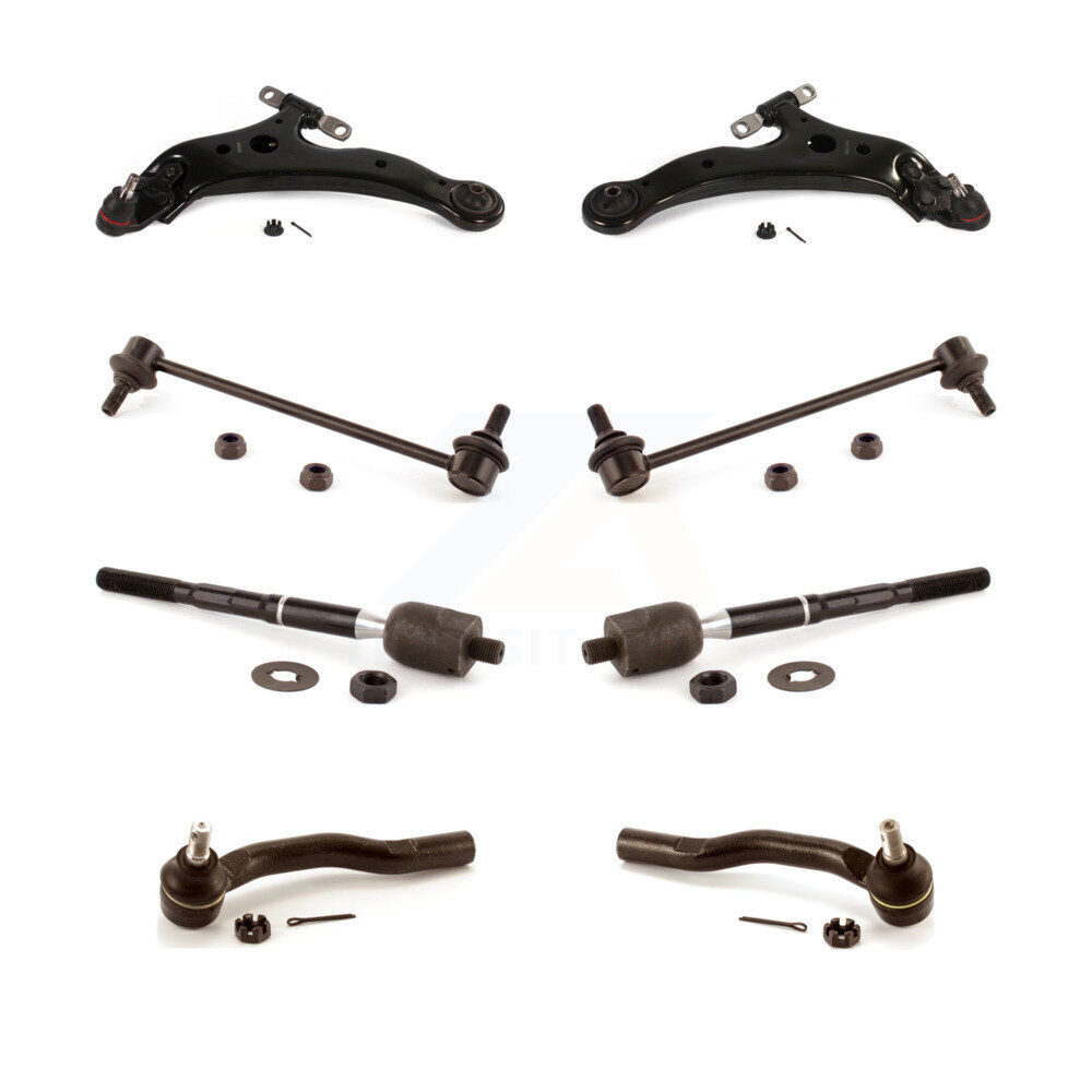 Front Control Arm And Ball Joint Tie Rod End Link Kit (8Pc) For 2005-2012 Toyota Avalon KTR-101603