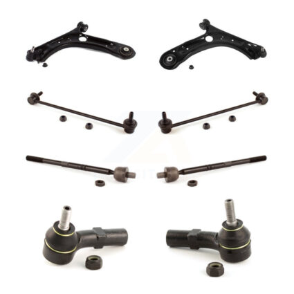 Front Suspension Control Arm & Ball Joint Tie Rod End Link Kit (8Pc) For Volkswagen Jetta KTR-101604