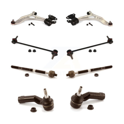 Front Suspension Control Arm & Ball Joint Tie Rod End Link Kit (8Pc) For Ford Focus C-Max KTR-101607
