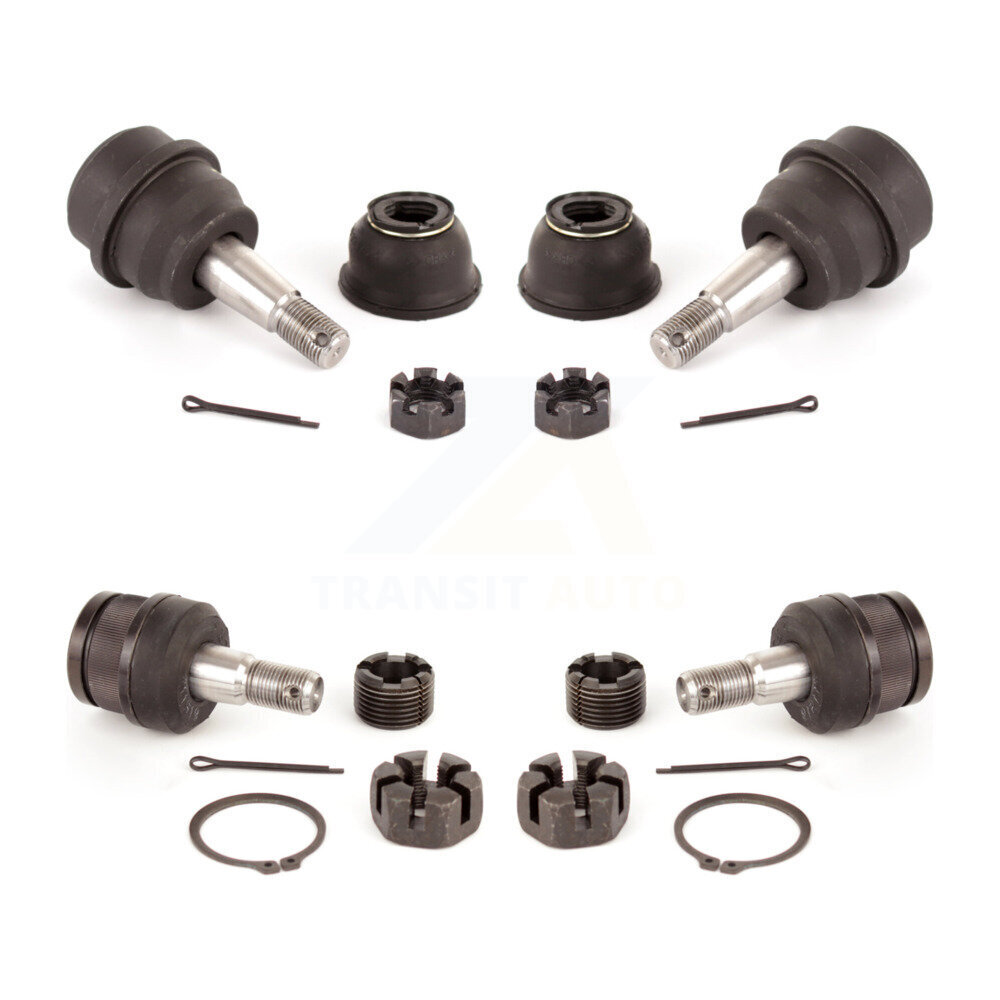 Front Lower & Upper Ball Joints Kit For Jeep Wrangler Grand Cherokee JK Comanche Wagoneer KTR-101764