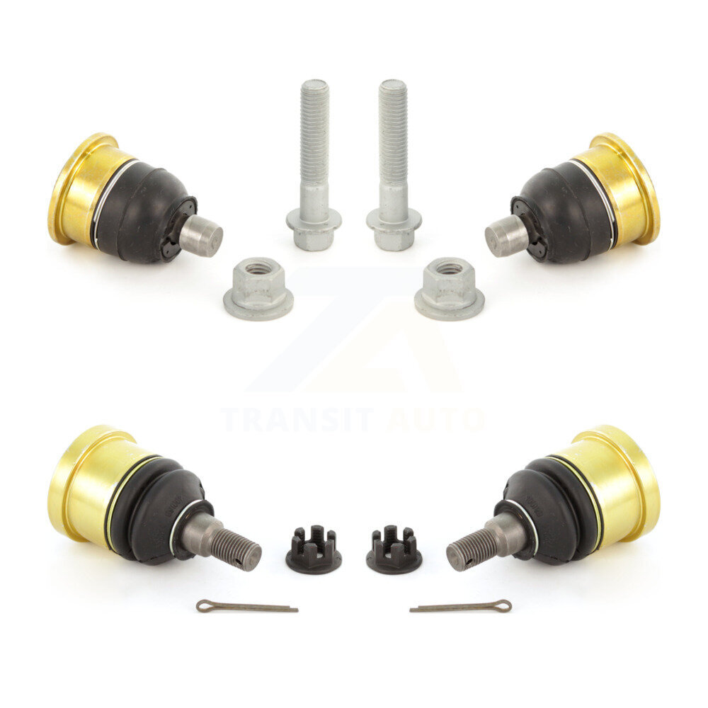 Front Lower & Upper Suspension Ball Joints Kit For 2003-2007 Cadillac CTS KTR-101775