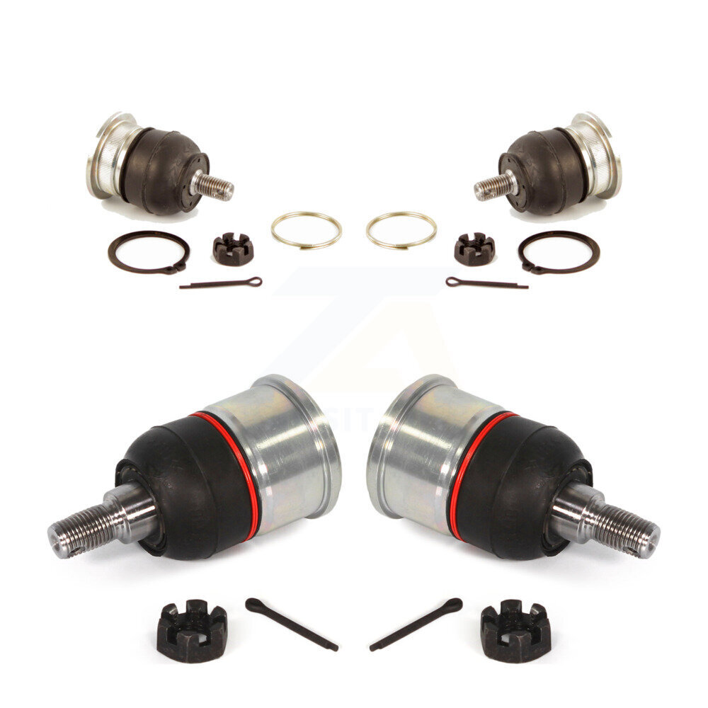 Front Lower & Upper Suspension Ball Joints Kit For 2009-2014 Acura TL KTR-101777