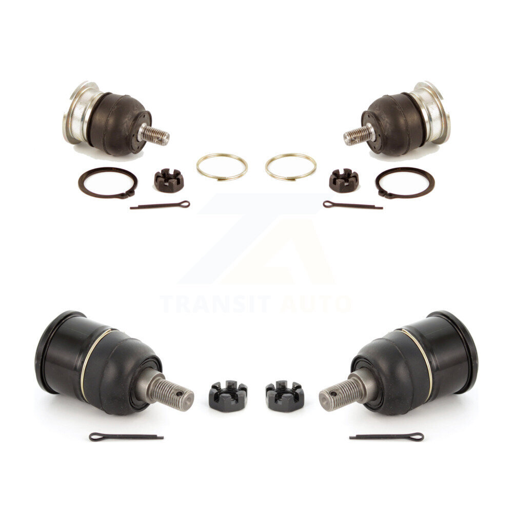 Front Lower & Upper Suspension Ball Joints Kit For Honda Accord Acura TSX Crosstour KTR-101778