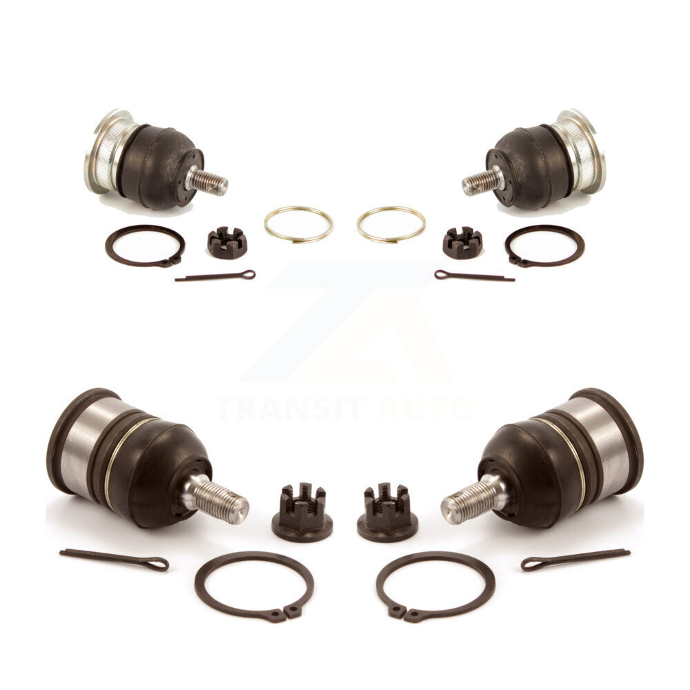 Front Lower & Upper Suspension Ball Joints Kit For Honda Civic Acura Integra CRX KTR-101780