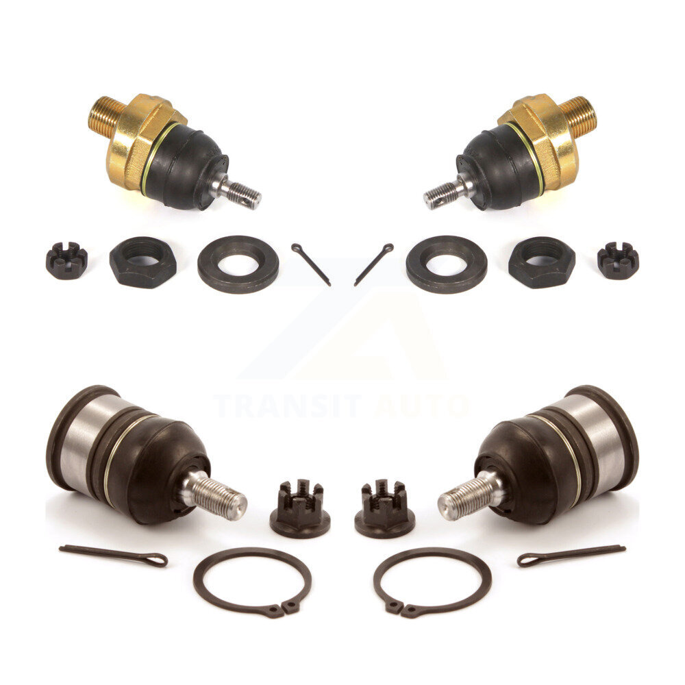 Front Lower & Upper Suspension Ball Joints Kit For Acura Integra Honda CRX KTR-101843