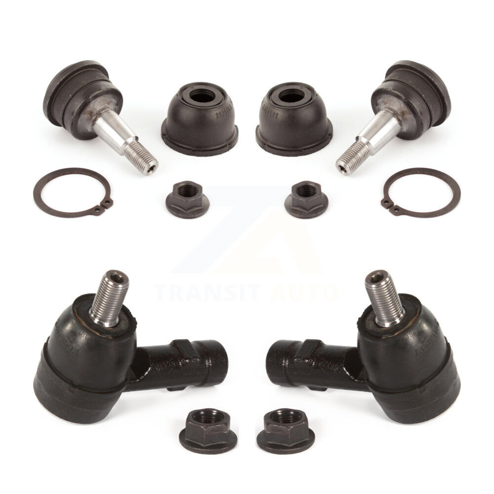 Front Ball Joint Tie Rod End Kit For Hyundai Elantra Kia Spectra Tiburon Accent Spectra5 KTR-102296