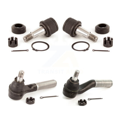 Front Ball Joint And Tie Rod End Kit For Ford E-350 Super Duty Econoline E-250 Club Wagon KTR-102507