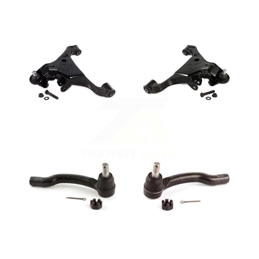Front Suspension Arm Tie Rod End Kit For Nissan Frontier Pathfinder Xterra Suzuki Equator KTR-102642