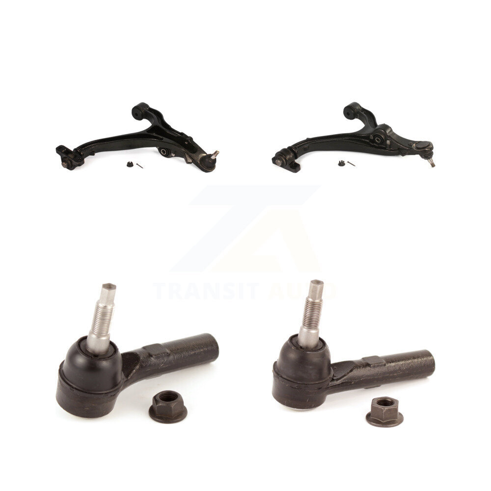 Front Suspension Control Arm Assembly & Tie Rod End Kit For Jeep Grand Cherokee Commander KTR-102668