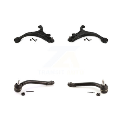 Front Suspension Control Arm Assembly & Tie Rod End Kit For Hyundai Santa Fe Kia Sorento KTR-102676