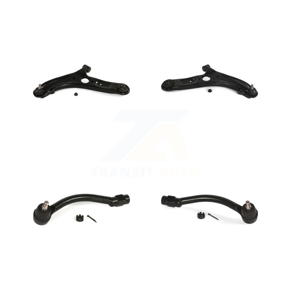 Front Suspension Control Arm Assembly And Tie Rod End Kit For Hyundai Elantra GT Veloster KTR-102688