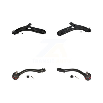 Front Suspension Control Arm Assembly And Tie Rod End Kit For 2012-2017 Hyundai Accent KTR-102694