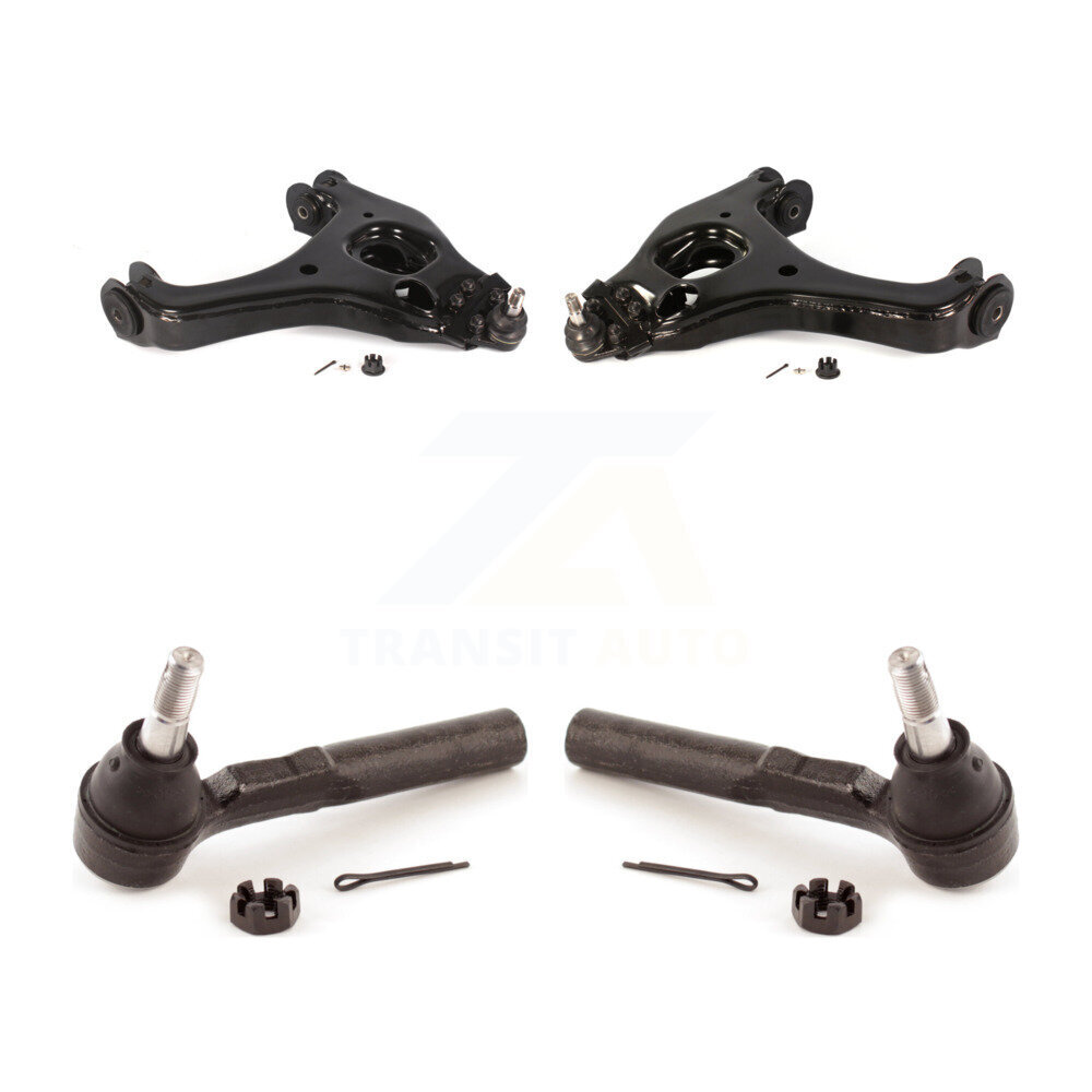 Front Suspension Control Arm Assembly & Tie Rod End Kit For Chevrolet Silverado 1500 GMC KTR-102726
