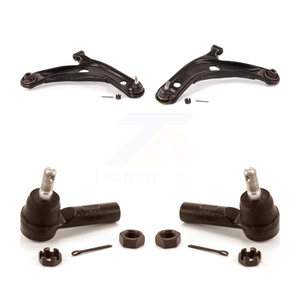 Front Suspension Control Arm Assembly & Tie Rod End Kit For Toyota Yaris Prius C Scion xD KTR-102767