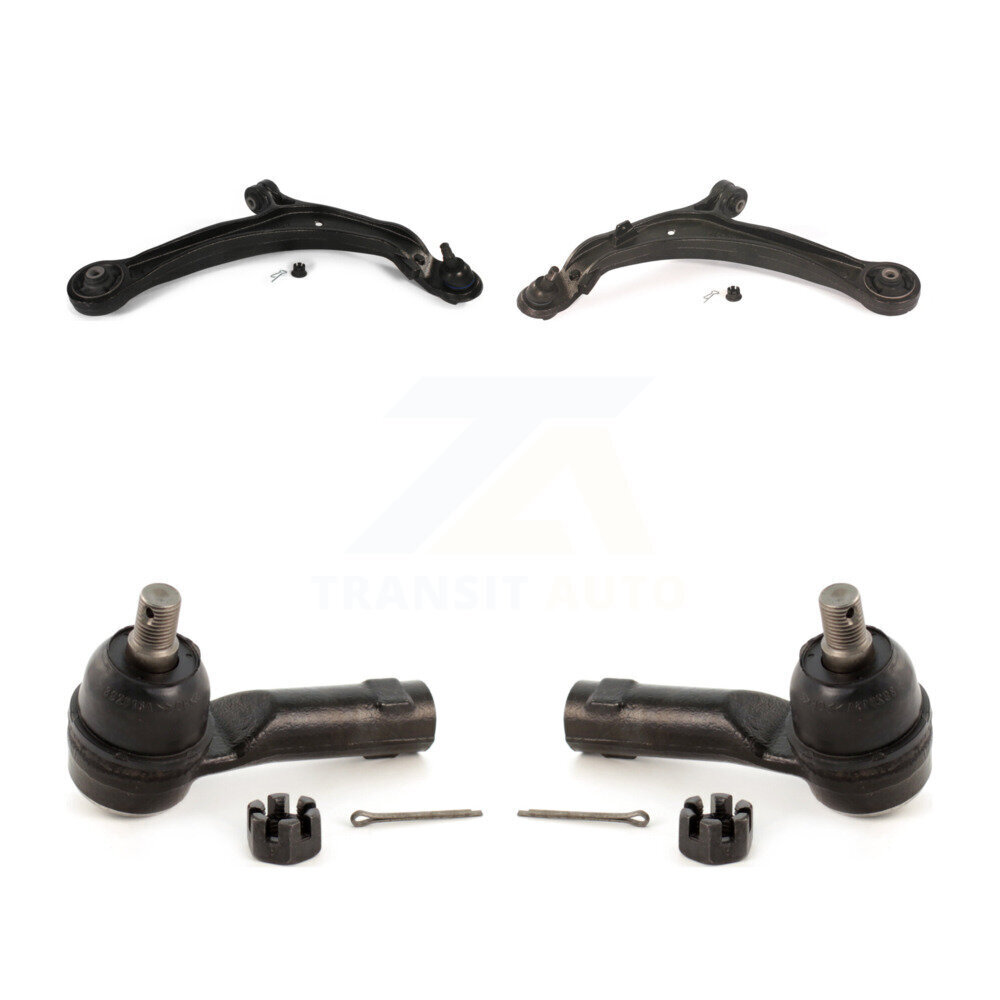 Front Suspension Control Arm Assembly And Tie Rod End Kit For 2011-2017 Honda Odyssey KTR-102906