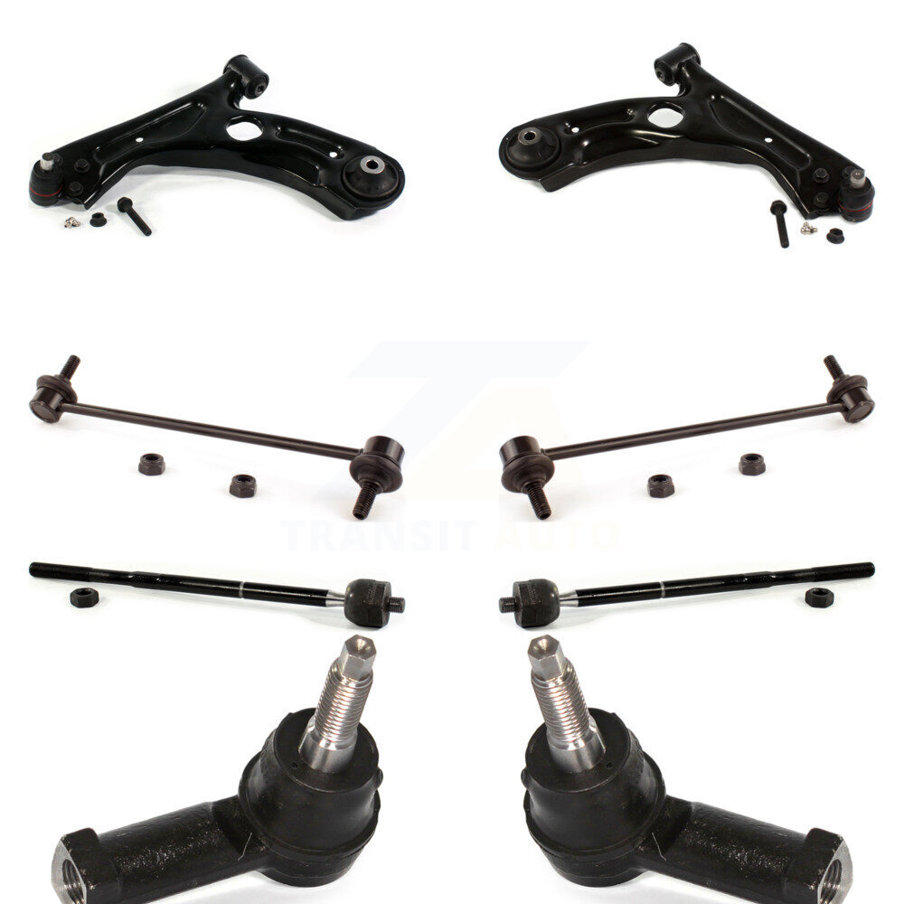 Front Suspension Control Arm & Ball Joint Tie Rod End Link Kit (8Pc) For Chevrolet Sonic KTR-102947