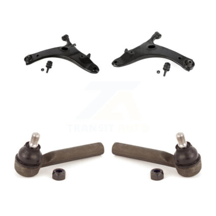 Front Suspension Control Arm Assembly And Tie Rod End Kit For Subaru Forester Impreza WRX KTR-103125
