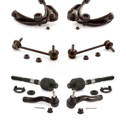 Front Control Arm & Ball Joint Tie Rod End Link Kit (8Pc) For Ford Fusion Mazda 6 Lincoln KTR-103264
