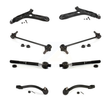 Front Suspension Control Arm And Ball Joint Tie Rod End Link Kit (8Pc) For Kia Soul EV KTR-104151