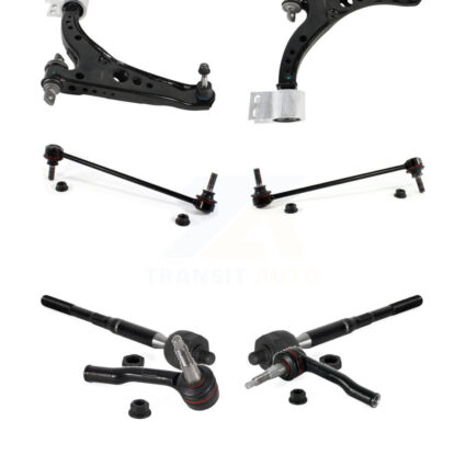 Front Control Arm Ball Joint Assembly Tie Rod End Link Kit (8Pc) For Chevrolet Cruze Volt KTR-104448