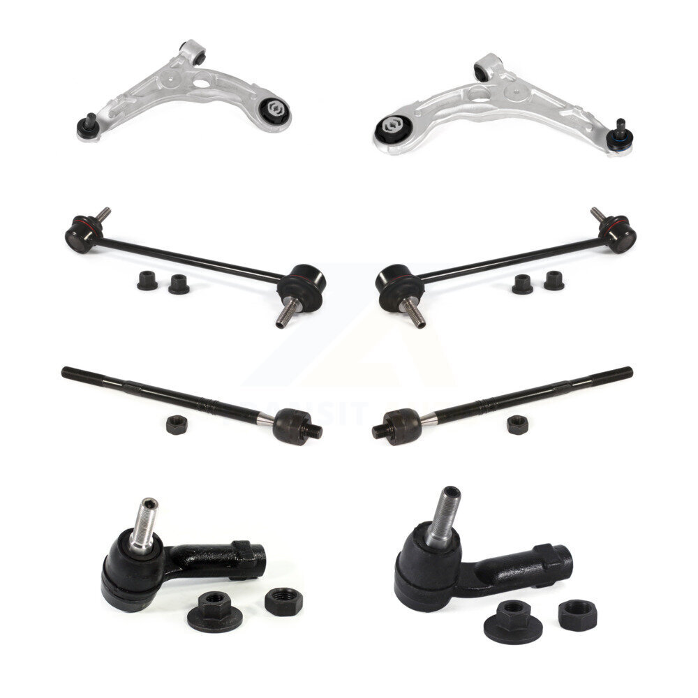 Front Suspension Control Arm And Ball Joint Tie Rod End Link Kit (8Pc) For Chrysler 200 KTR-104462