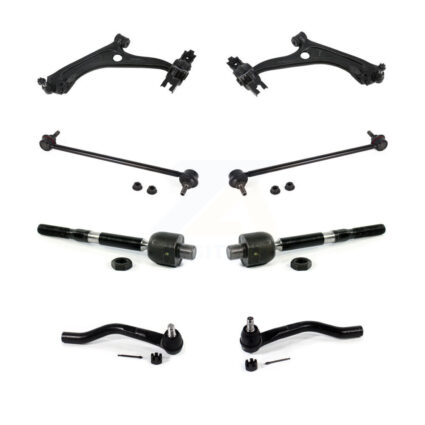 Front Suspension Control Arm And Ball Joint Tie Rod End Link Kit (8Pc) For Honda Civic KTR-104465