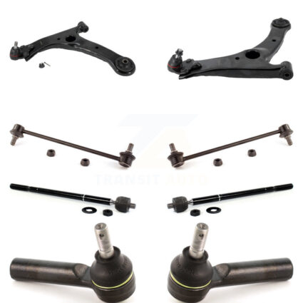 Front Suspension Control Arm And Ball Joint Tie Rod End Link Kit (8Pc) For Toyota Corolla KTR-104482